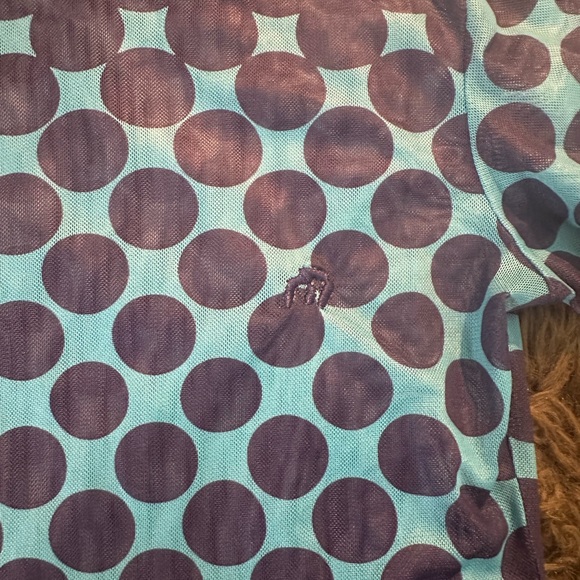 Miaou Blue and Teal Patterned Top - Picture 3 of 5